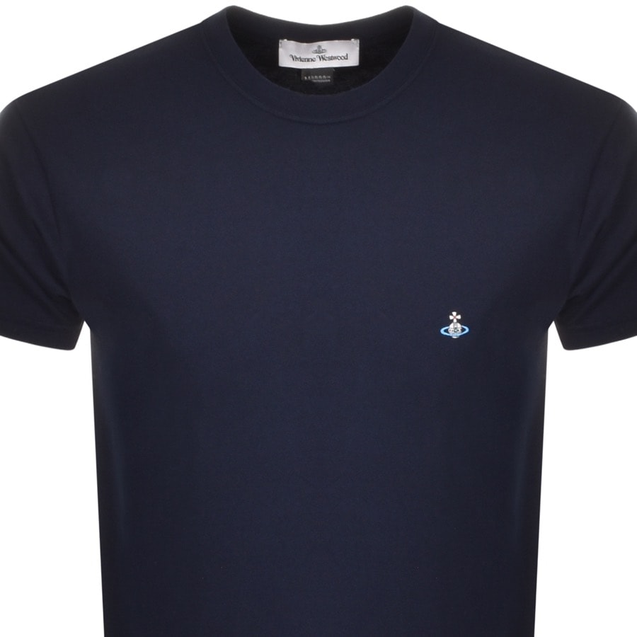 Alternative Image for ProductVivienne Westwood Orb Logo T Shirt Navy2